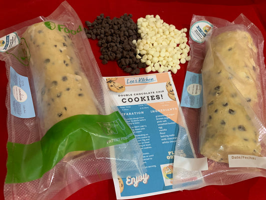 Triple Chocolate Chip Cut and Bake Cookie Dough